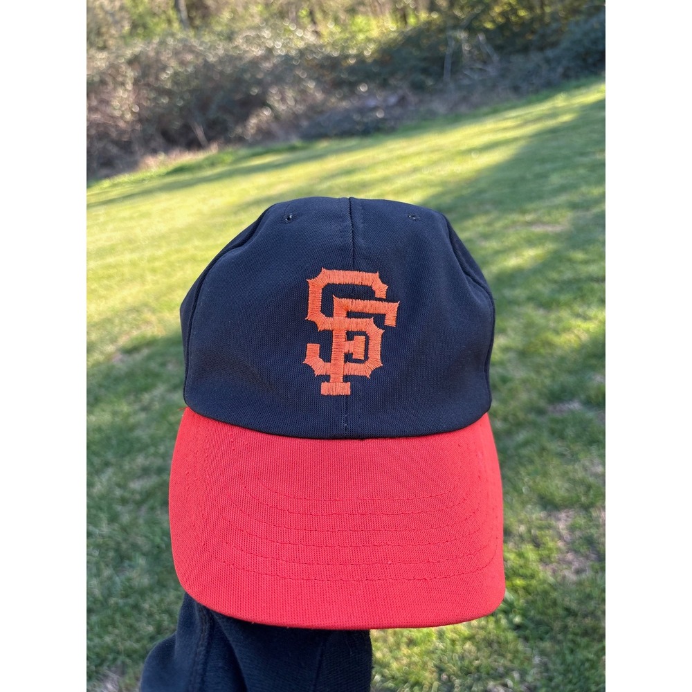 Vintage San Francisco Giants Hat Snapback Black Red Coca Cola Cap Day MLB SF